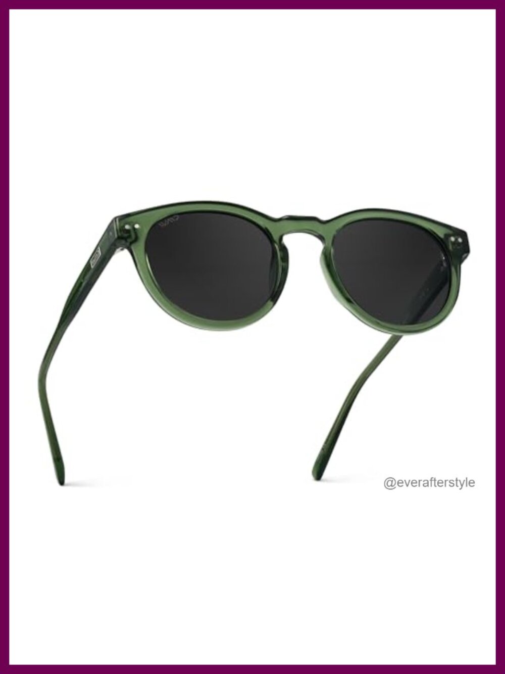 Polarized Round Sunglasses Retro Acetate UV400 Full Frame Medium Large
